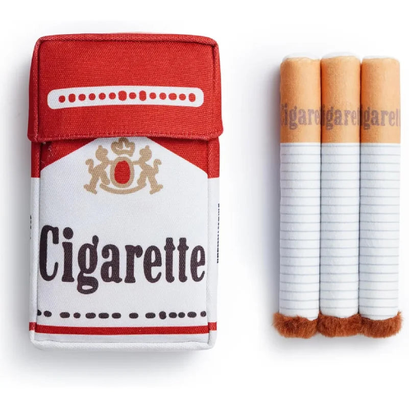 Smoko Break Dog Toy – Cigarette Pack Plush