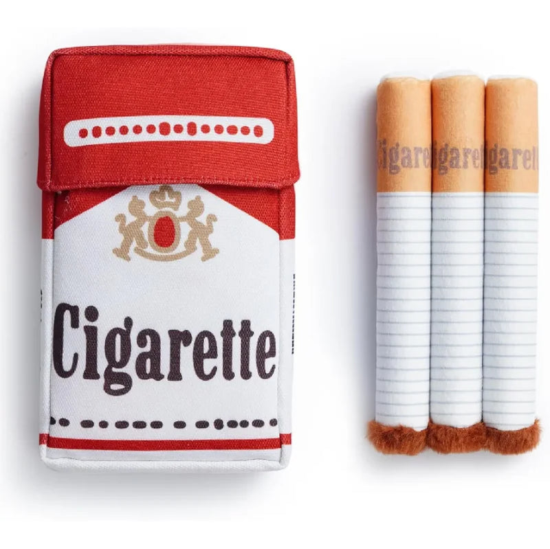 Smoko Break Dog Toy – Cigarette Pack Plush